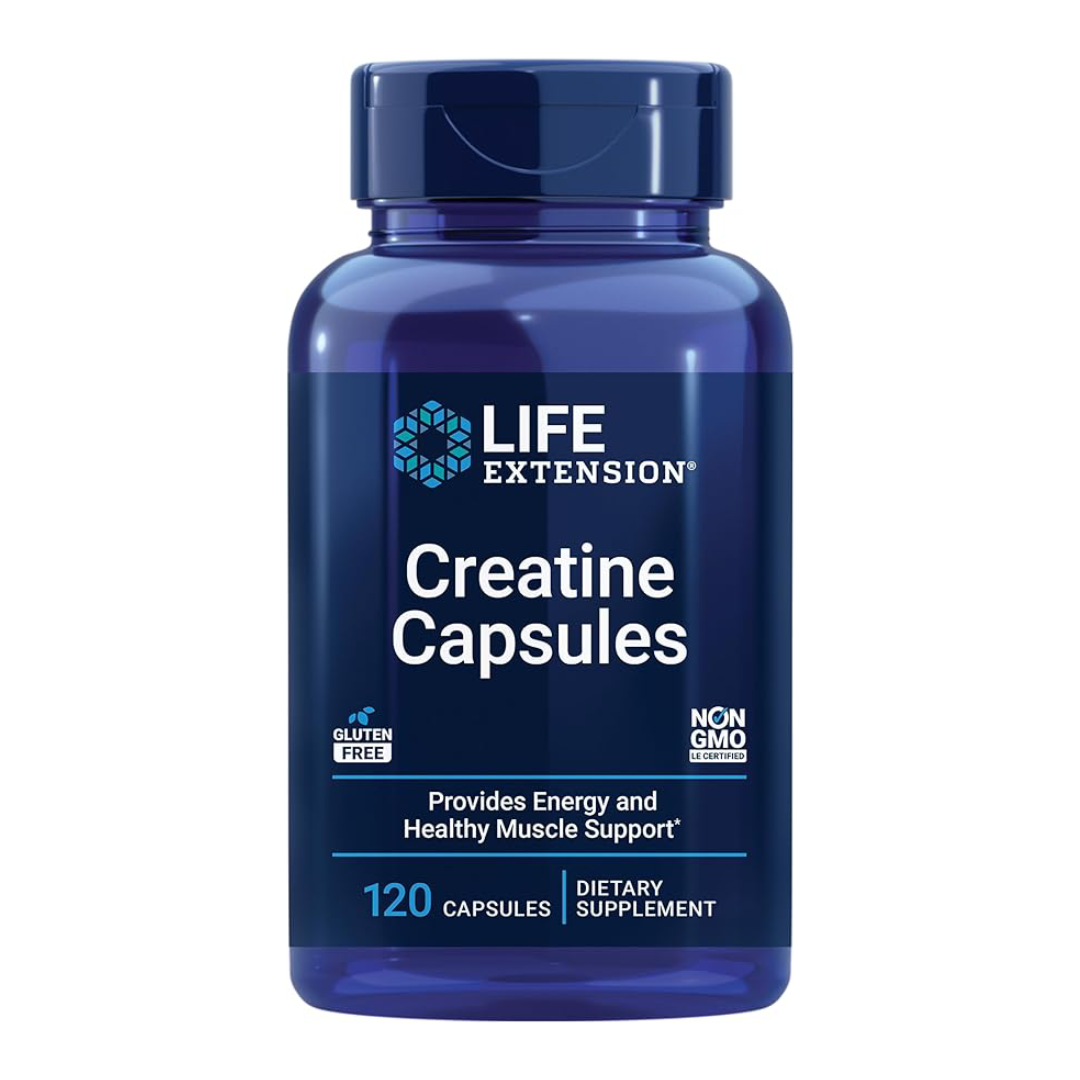 Life Extension Creatine 120 Vegetarian Capsules