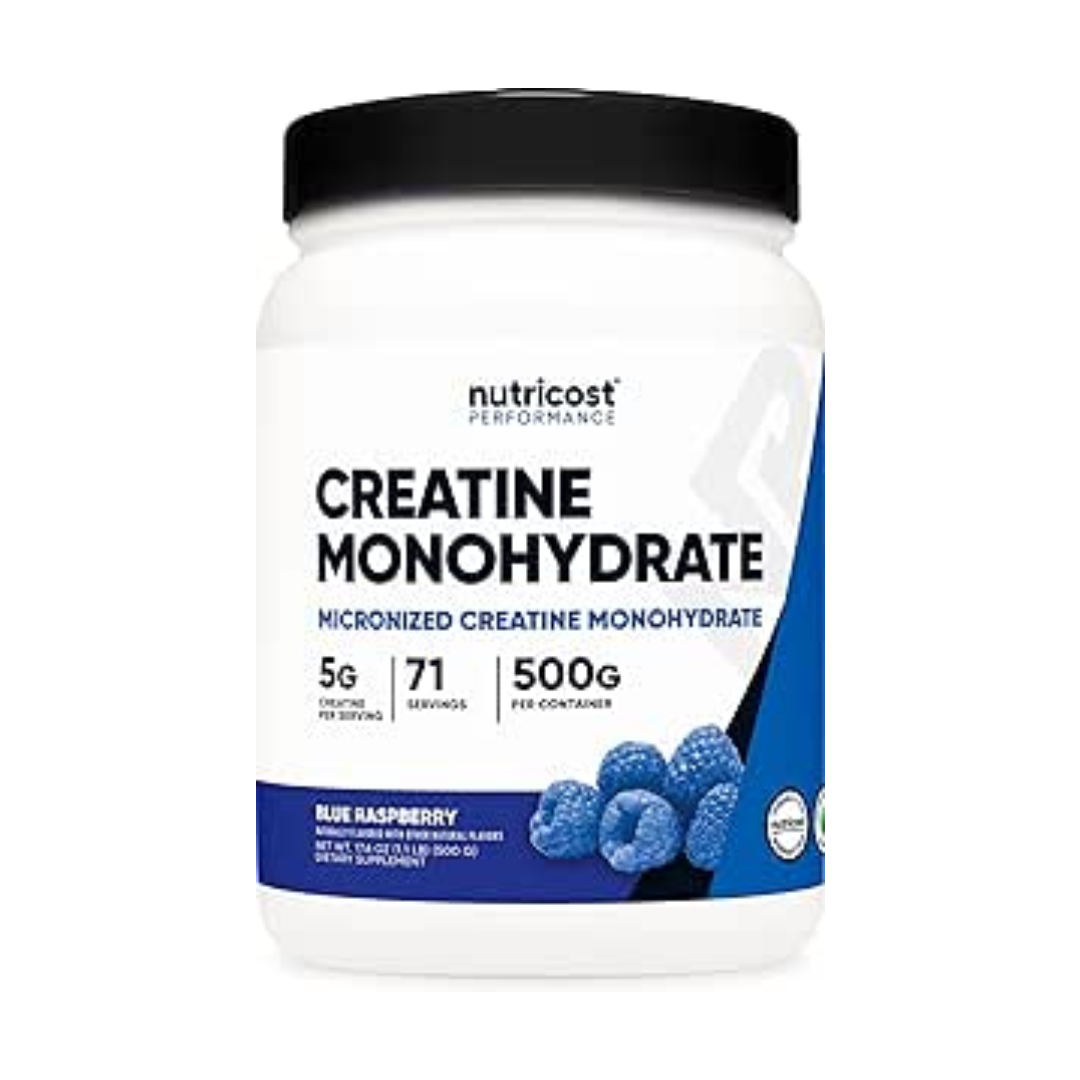 Nutricost Creatine Monohydrate, 500 Grams, Blue Raspberry
