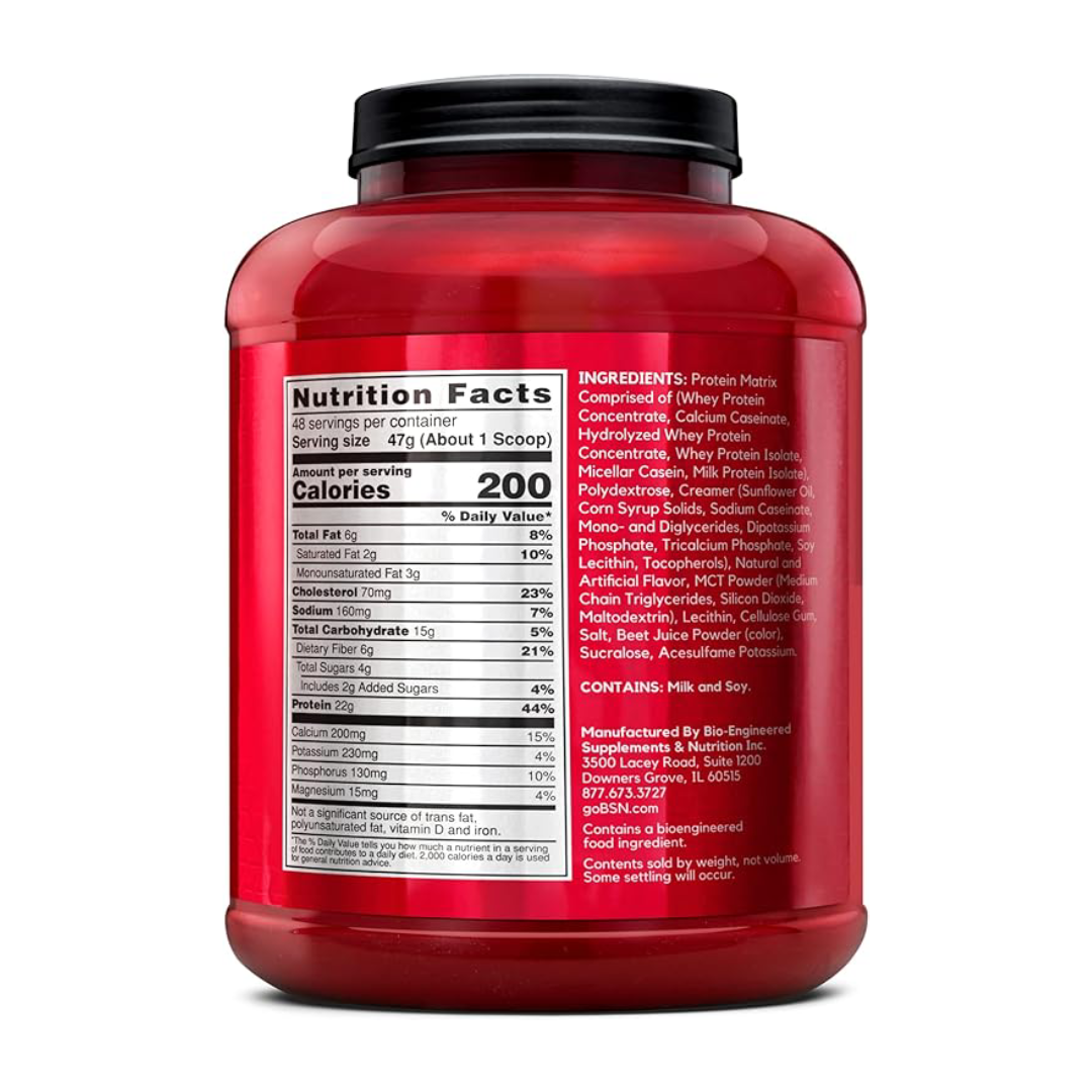BSN SYNTHA-6 Protein Powder - Strawberry Milkshake, 5.0 lb