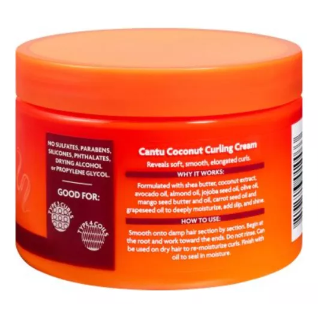 Cantu, Crema de Coco para Rizos - ¡Nutre y Define tus Rizos con el Poder del Coco!