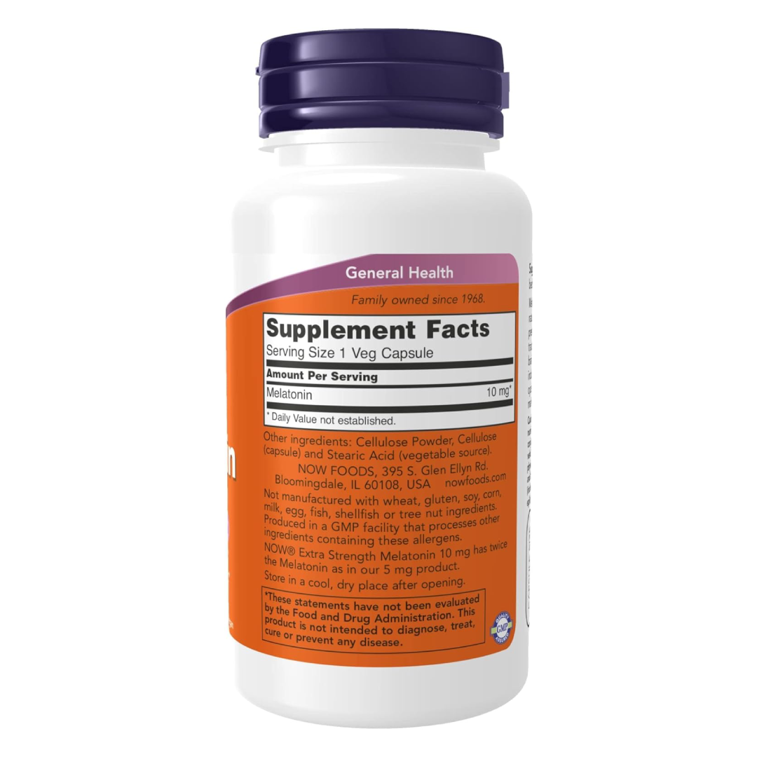 Now Foods Melatonin, 10 Mg - 100 Caps