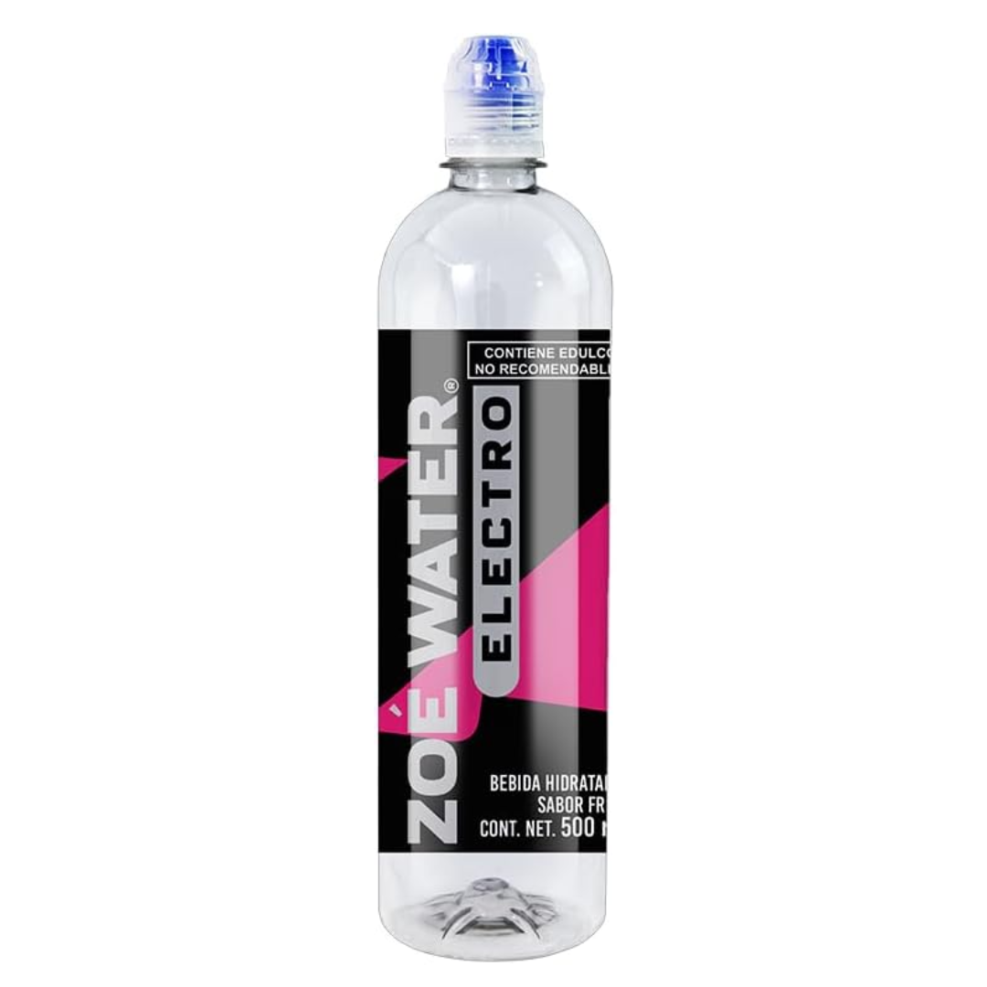 Zoé Water Electro| Pack 12 Piezas| Electrolitos Ready To Drink - Fresa