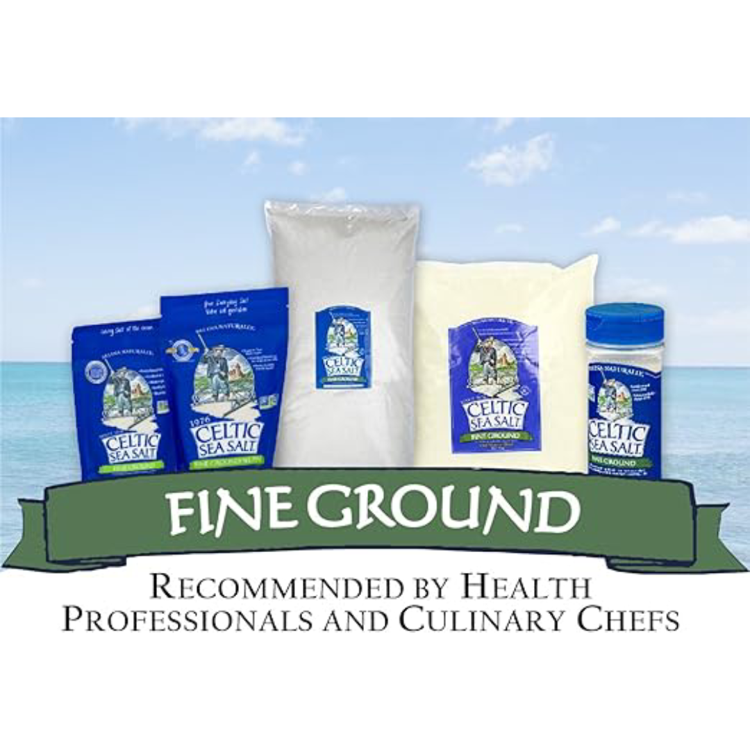 Celtic Sea Salt, Fine Ground, 16 Ounce