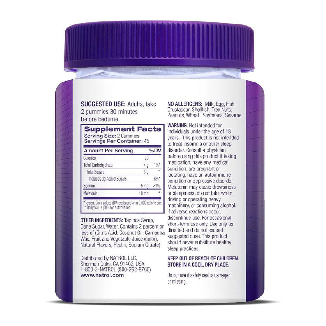 Natrol Melatonin 10Mg Gummy - 90 Count