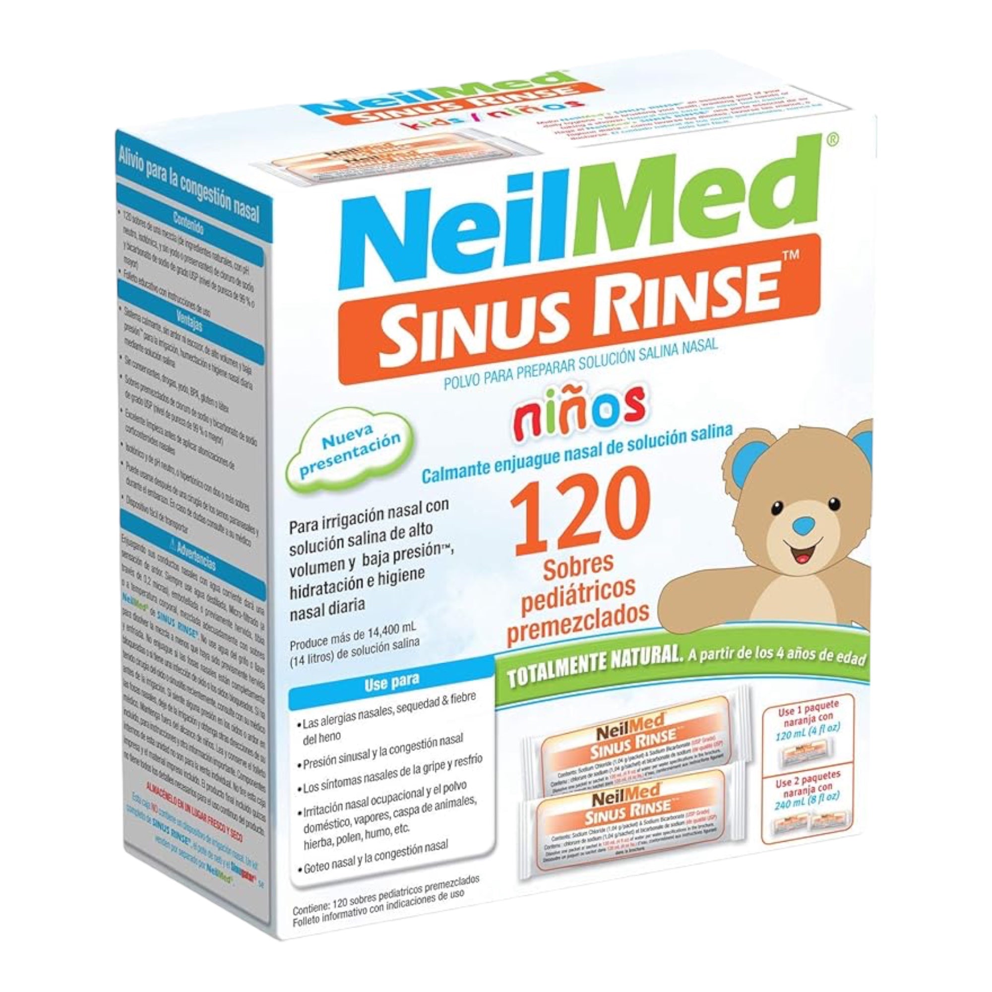 NeilMed Sinus Rinse Infantil 120 sobres