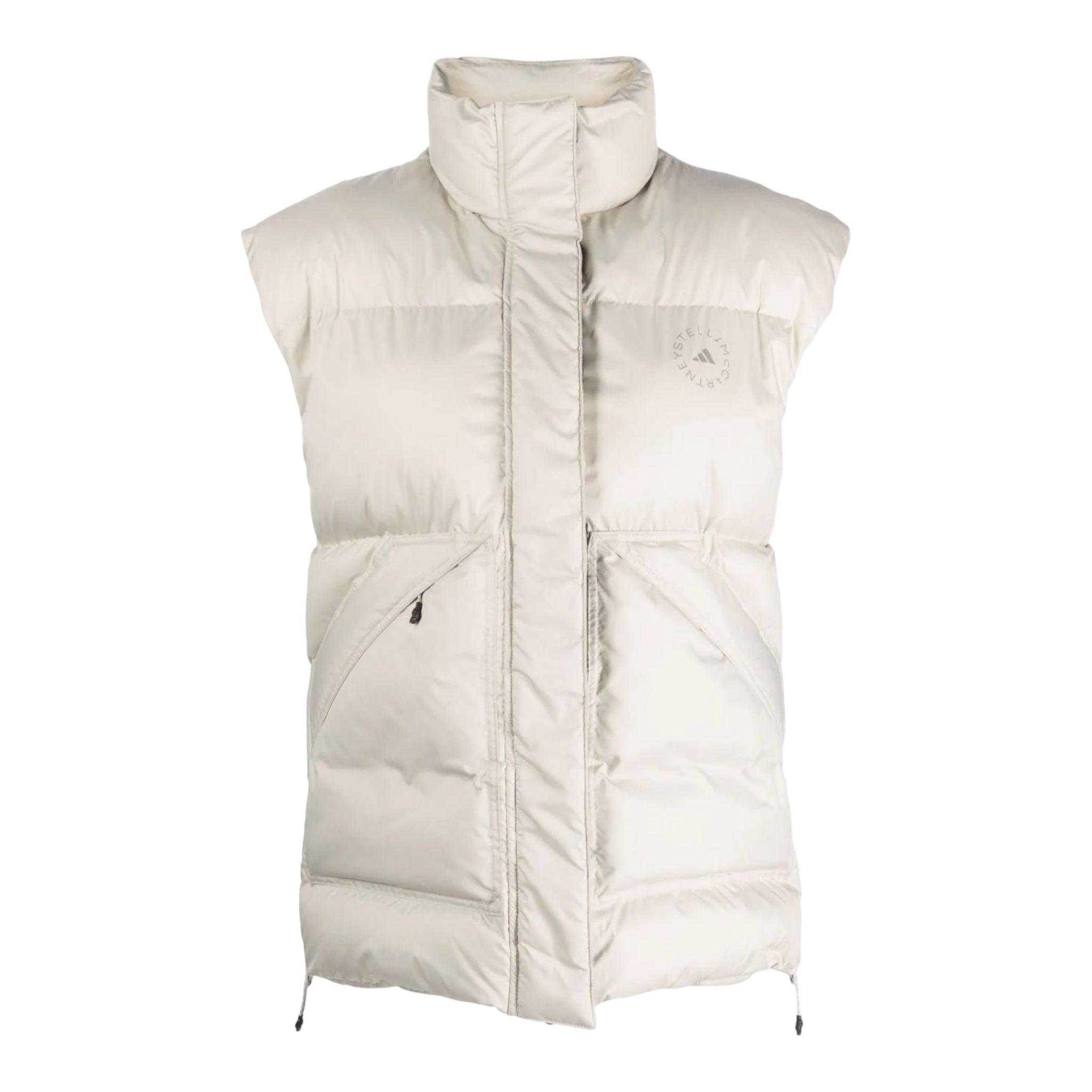 Adidas by Stella McCartney - Chaleco capitonado con parche del logo