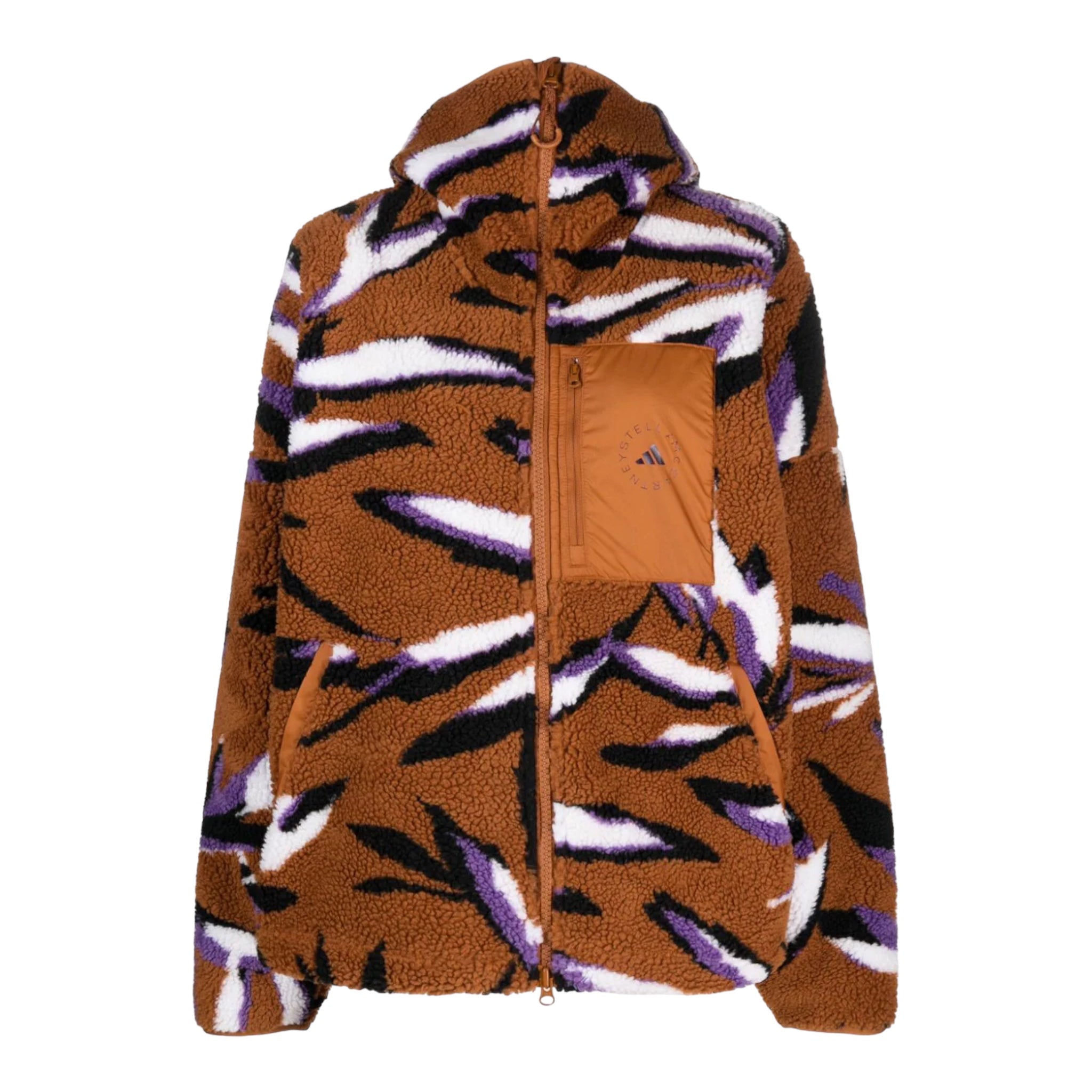 Adidas by Stella McCartney - Chamarra con hojas estampadas