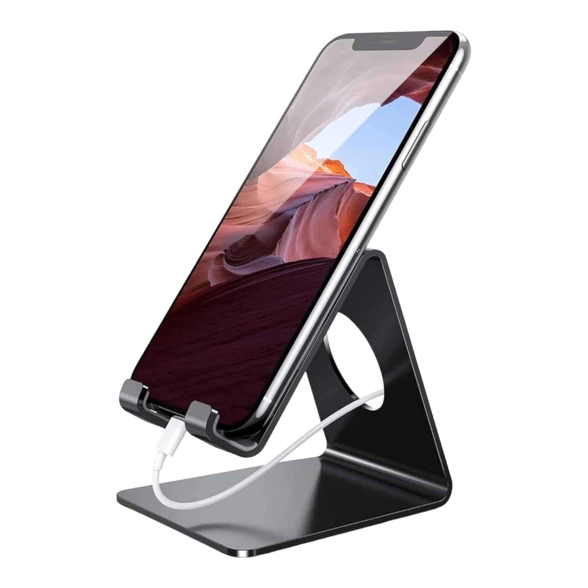 Lamicall Soporte para Celular de Aluminio para iPhone, Samsung, Xiaomi, Huawei y Otros Smartphones 4-8"