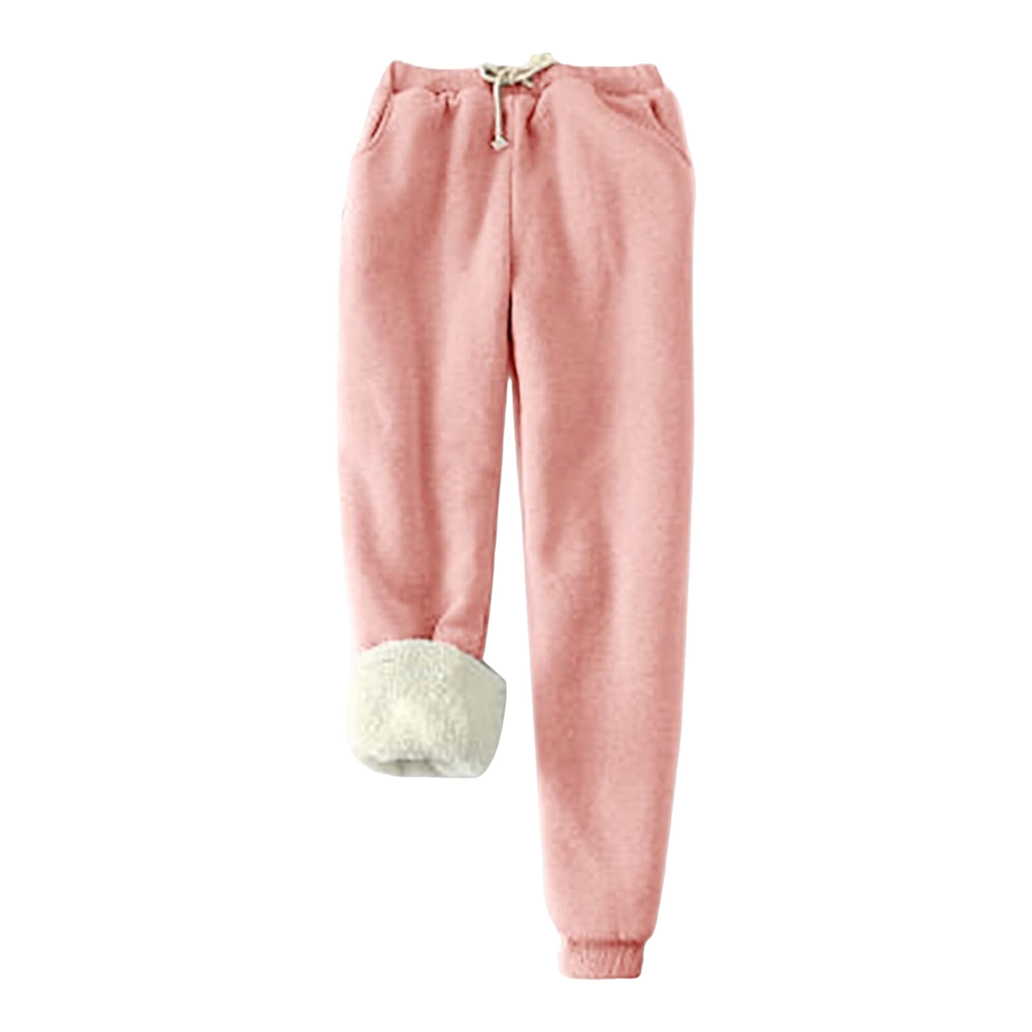 Shopessa - Pantalones térmicos con forro polar para mujer