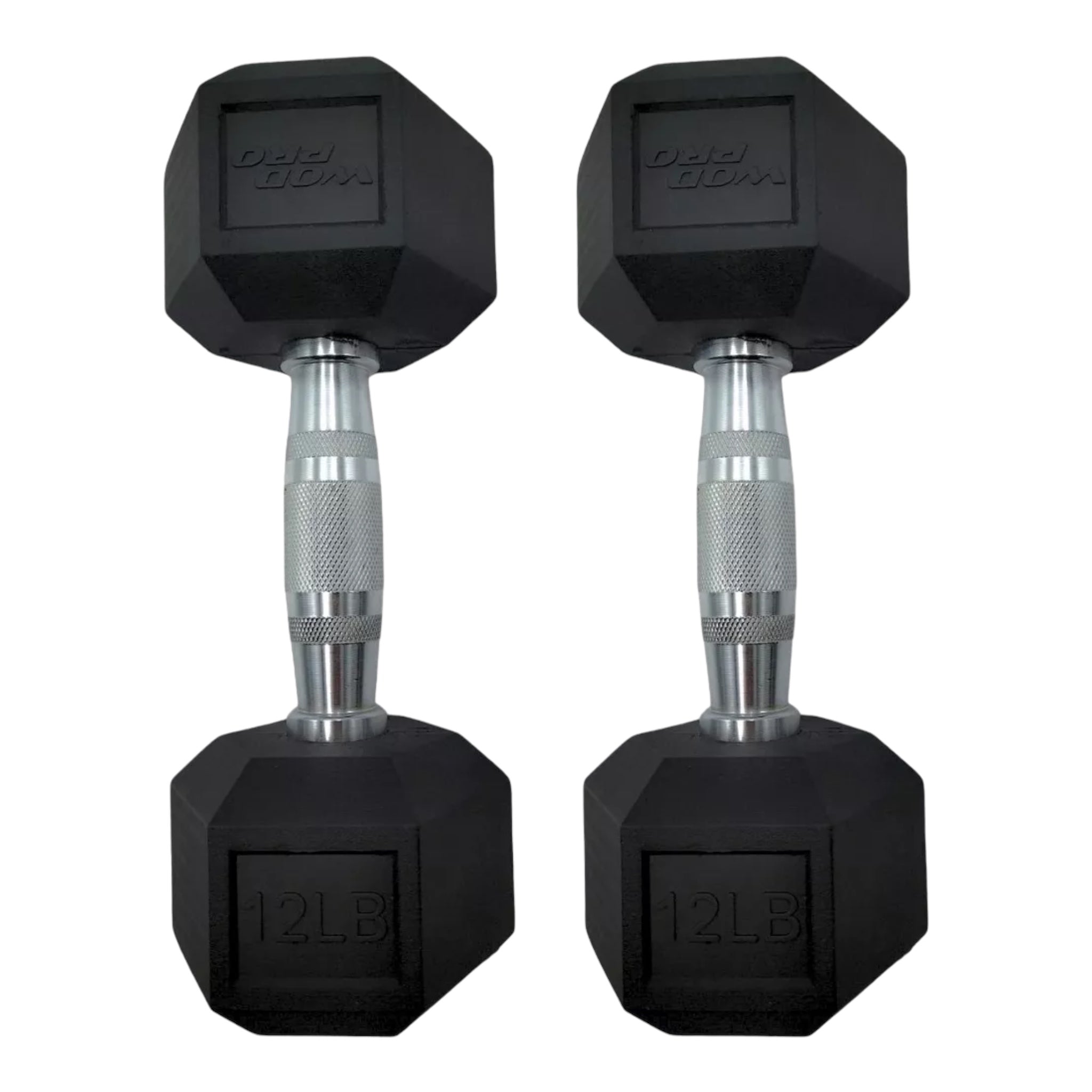 Par De Mancuernas 12 Libras Pesas Crossfit Hexagonal