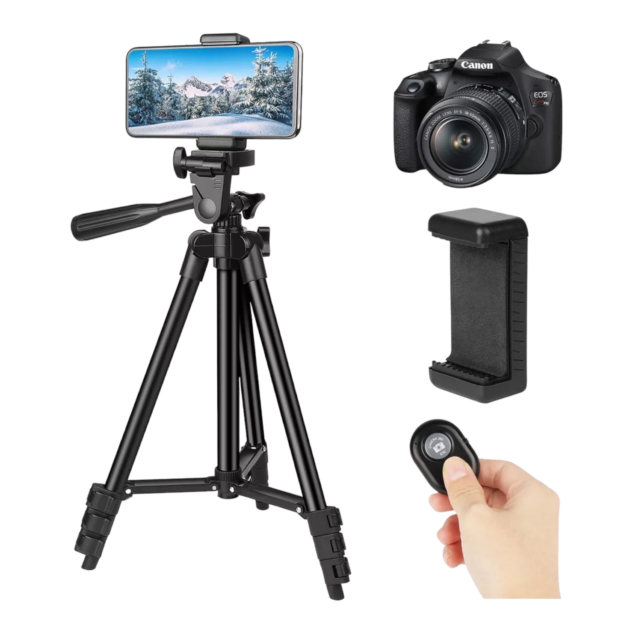 Tripode Para Celular Camera 43inch De Aluminio, 4 En 1 Lonk