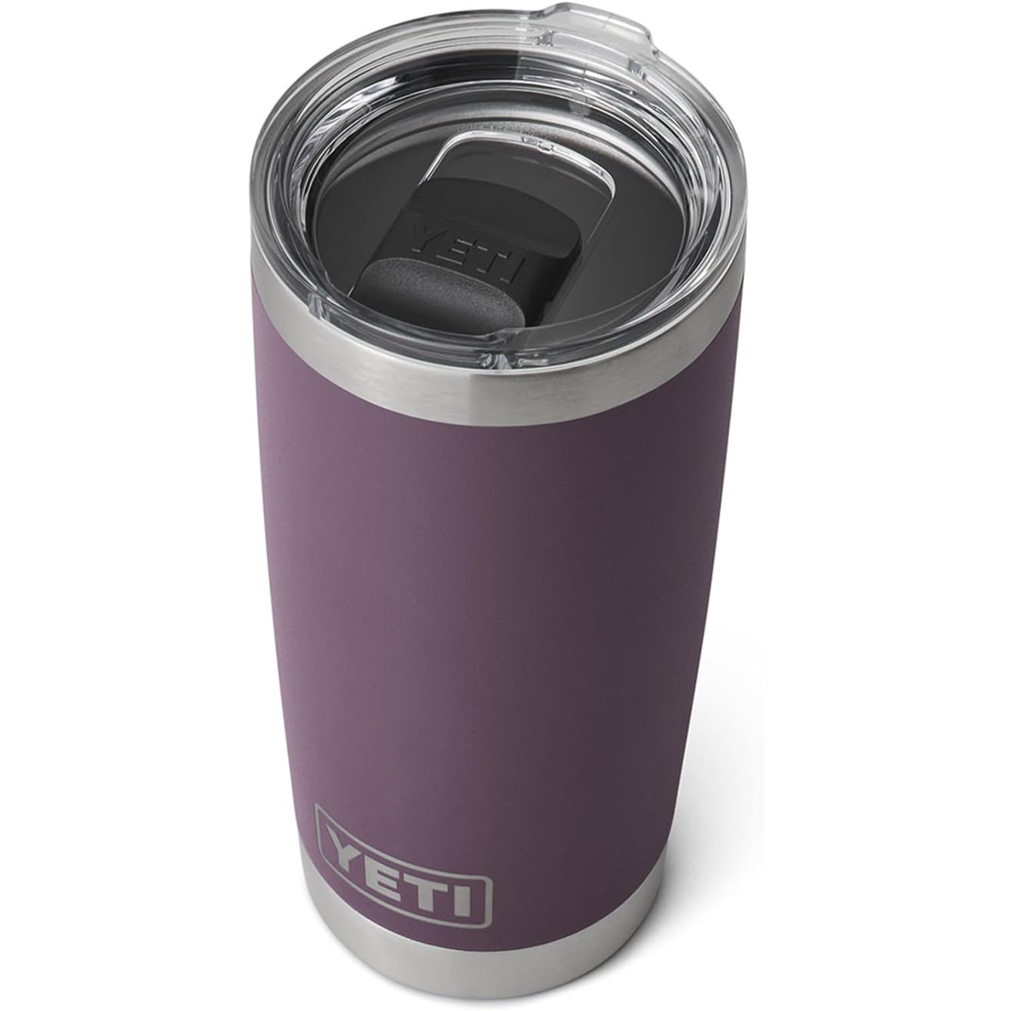 YETI Rambler - Vaso de 591 ml, de Acero Inoxidable, aislado al vacío con tapa MagSlider - Purpura