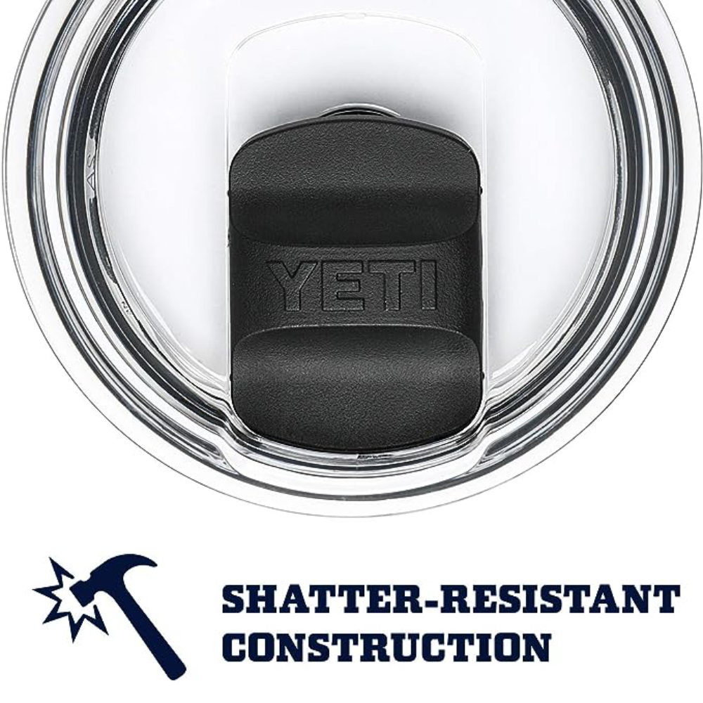 YETI Rambler - Vaso de 568 ml, de Acero Inoxidable, aislado al vacio con Tapa MagSlider - Negro