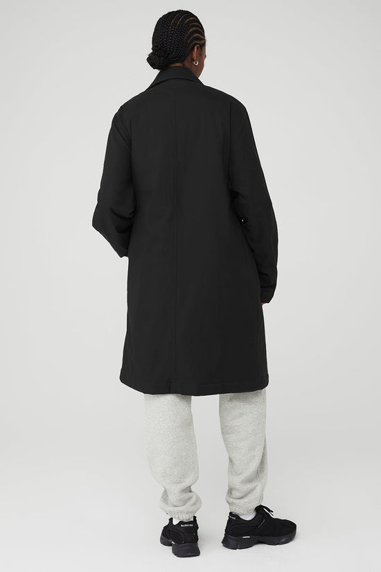 Signature overcoat - Black