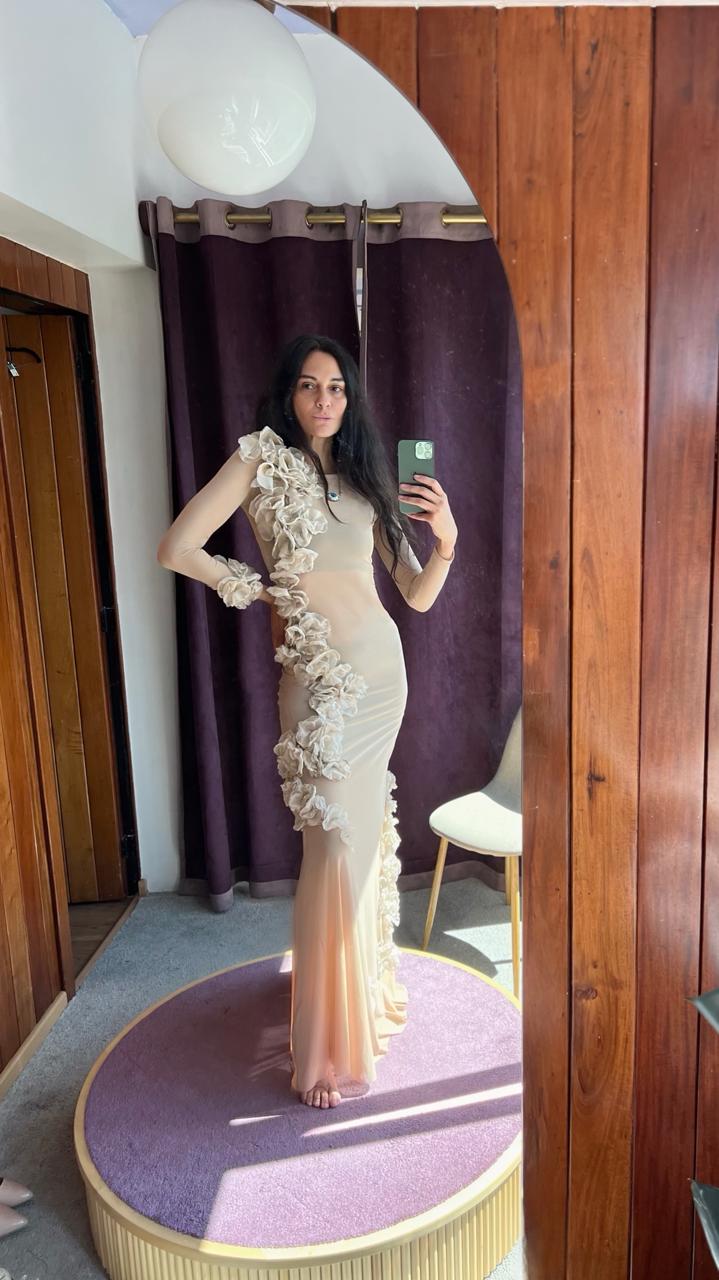 Vestido Bugambilia Nude