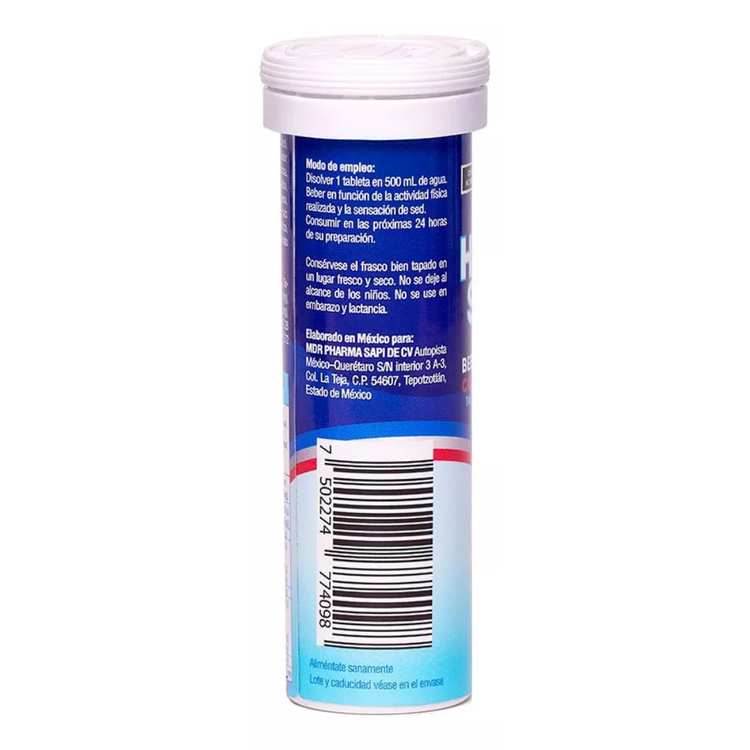 Hydrashot Electrolitos En Tabletas Efervescentes - Fresa - 10 Tab