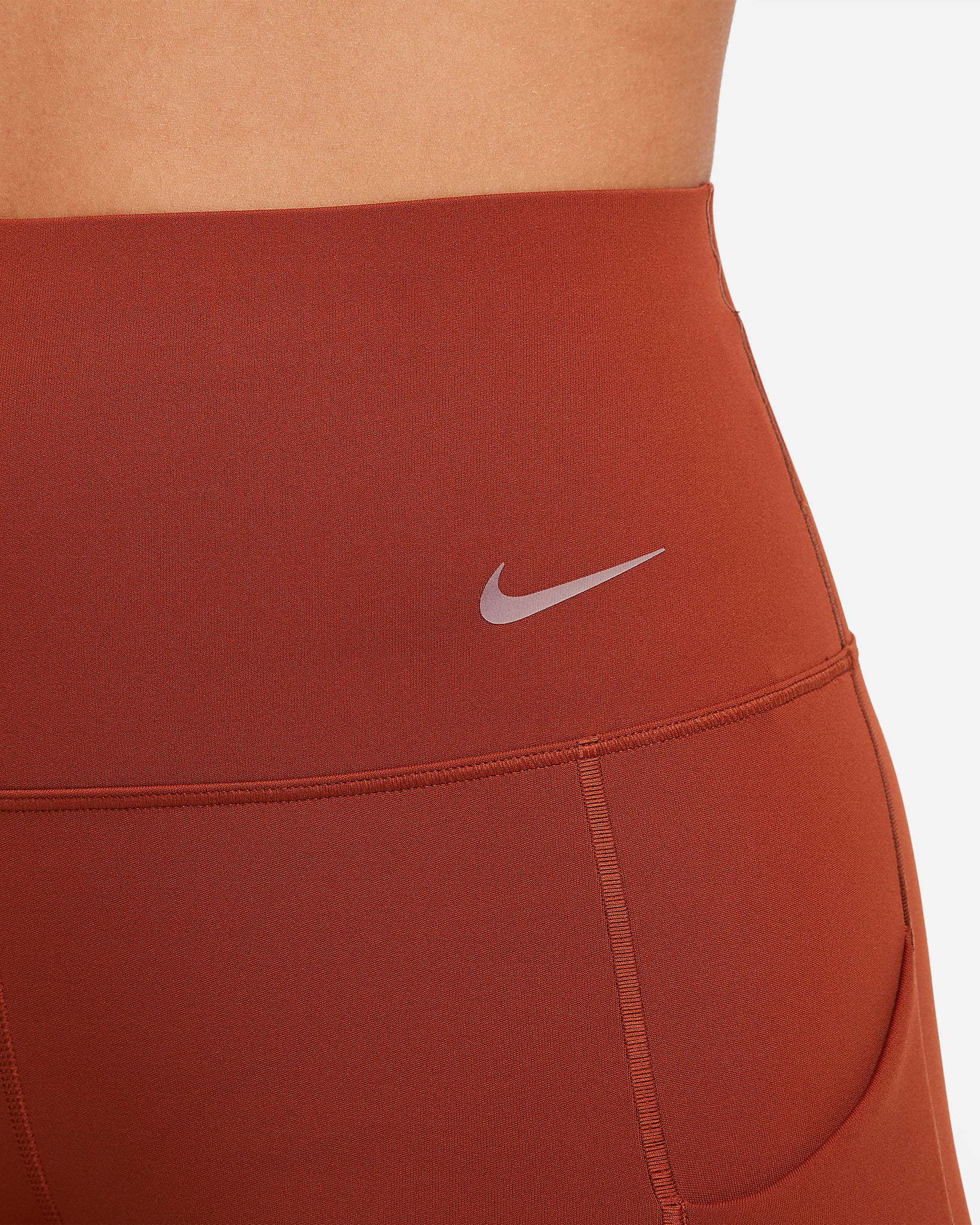 Nike Universa - Leggings de 7/8 de tiro alto y sujeción media con bolsillos para mujer