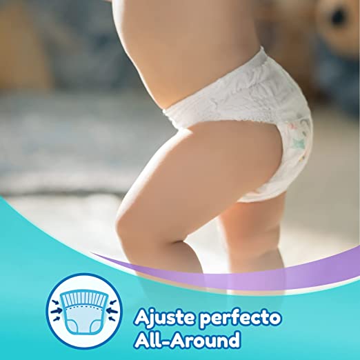 Huggies All Around Pañal Desechable para Bebé, Etapa 5 Unisex, Paquete con 40 piezas, Ideal para bebés de 11 a 14.5 kg