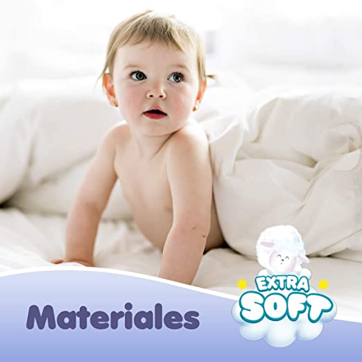 BBtips Sensitive Pañales, Talla Extra Grande/5, 124 Pañales