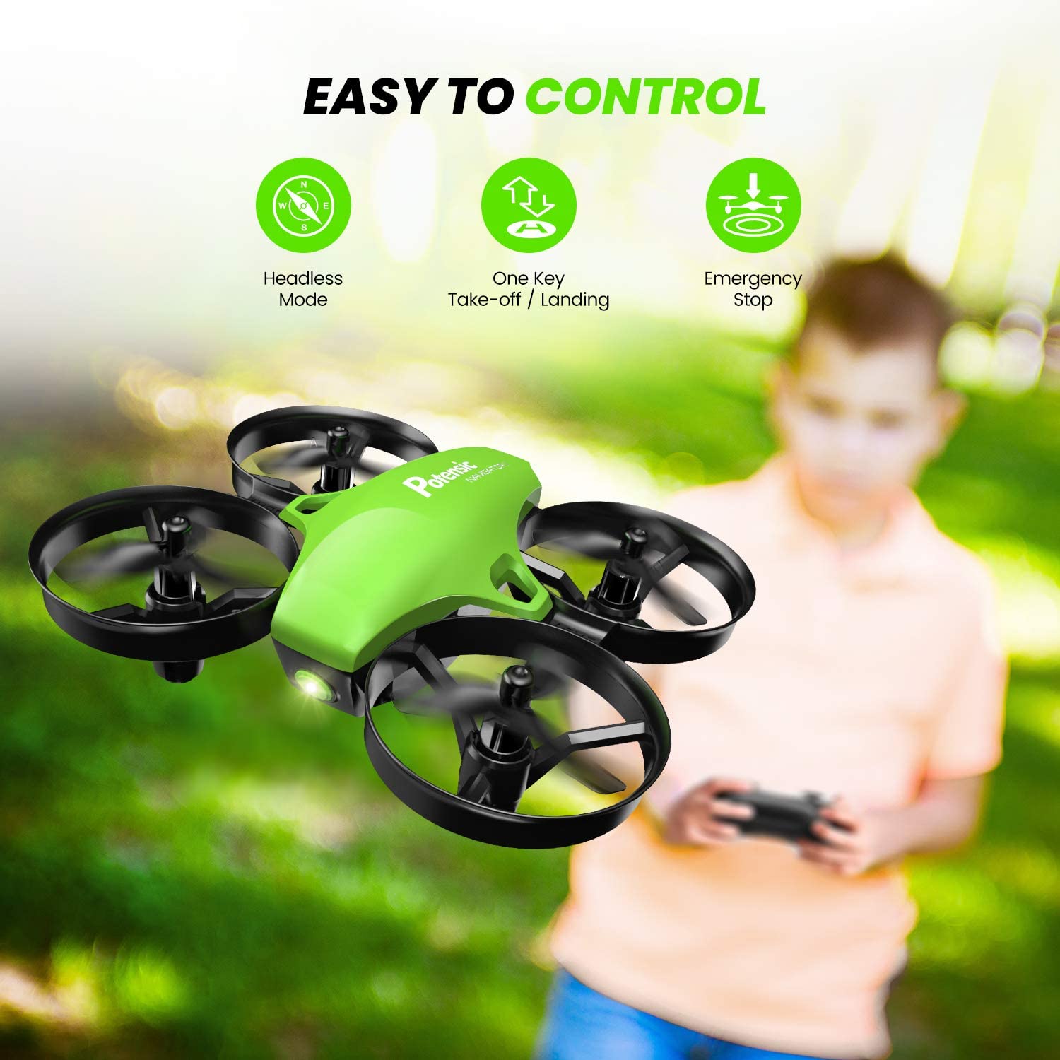 Mini Drone Potensic A20 RC Nano Quadcopter 2.4G 6 Axis